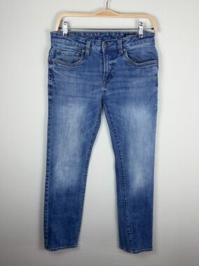 Buffalo David Bitton Straight Six Jeans W30 L30 Medium Wash Denim Slim